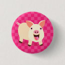 Recherche de porc rond badges Animal