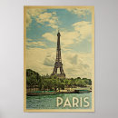 Search for vintage eiffel tower posters Seine