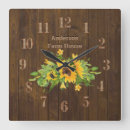 Recherche de tournesol rustique horloges Cuisine