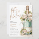 Search for champagne bottle birthday invitations Watercolor