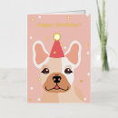 Recherche de french bulldog birthday cards Rose