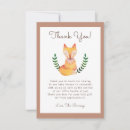 Search for woodland fox baby shower cards Watercolor