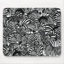 Search for zebra mousepads Black and white