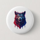 Search for wolf face buttons Puppy