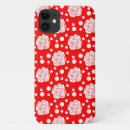 Search for flower motif iphone cases Red