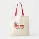 Search for strawberries tote bags Red