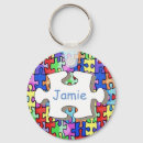Search for puzzle piece keychains Colourful