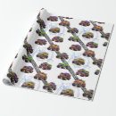 Search for monster truck wrapping paper Boys