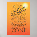 Search for of your comfort zone posters Life