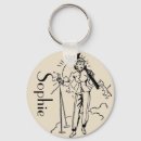 Search for engraved round keychains Antique