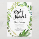 Search for whimsical baby shower invitations Green
