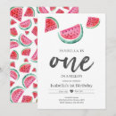 Search for watermelon 1st birthday invitations Summer birthday party