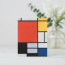 Search for composition vertical postcards Mondrian