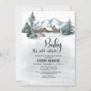 Search for rustic wood baby shower invitations Baby its cold outside
