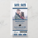 Search for silver save the dates Blue