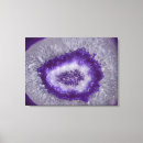 Search for agate canvas prints Purple