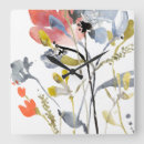 Recherche de botaniques horloges Aquarelle