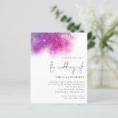 Search for pink and purple wedding invitations Minimalist