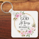 Search for all things are possible keychains Inspirational