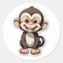 Search for cute cartoon monkey stickers Fun
