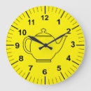 Recherche de conception de cuisine horloges Jaune