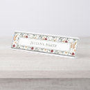 Search for floral name plates Watercolor