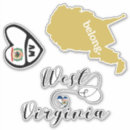 Search for virginia state flag stickers West virginian