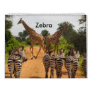 Search for zebra calendars Wild animals