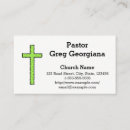 Search for clergy business cards Christianity