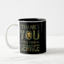 Search for thank you for your service mugs Soldier