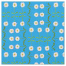Recherche de marguerite tissus Bleu