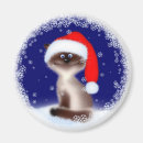 Recherche de chat père noël magnets Vacances