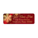 Search for filigree return address labels Red