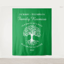 Search for family reunion backdrops Green