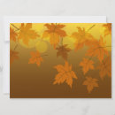 Search for maple leaves invitations Leaf