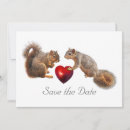 Search for red squirrel invitations Heart