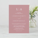Search for dusty rose invitations Elegant