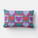 Search for purple and green pillows Squares