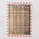 Search for barbecue baby shower invitations Red gingham