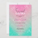 Search for mermaid sweet 16 invitations Ombre