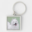 Search for samoyed dog keychains Cute