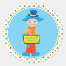 Search for funny clown stickers Circus