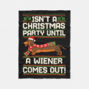 Search for dachshund christmas blankets Cute