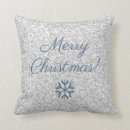 Recherche de blanc joyeux noël coussins Scintille