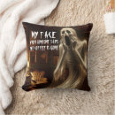 Recherche de maison hantée coussins Drôle