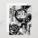 Search for black and white abstract art postcards Pattern