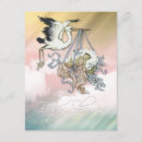 Search for vintage stork baby shower invitations Pink