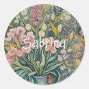 Search for flowers in a vase stickers Floral
