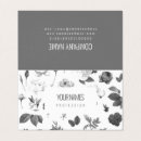 Search for folded business cards Flowers