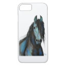 Search for beautiful horse iphone cases Black